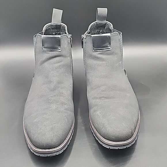 Stacy Adams Oakhurst Boots Chukka Style 21441-001 Size 11 Memory Foam Black - Picture 3 of 11